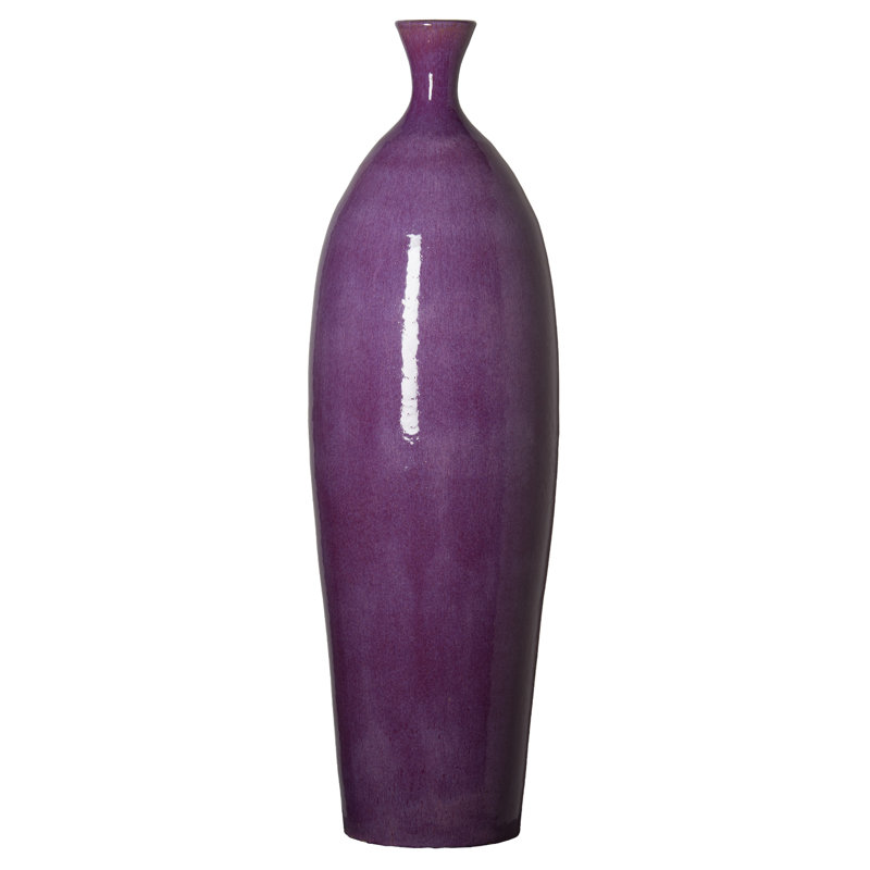 Emissary Purple 36" Ceramic Floor Vase Perigold